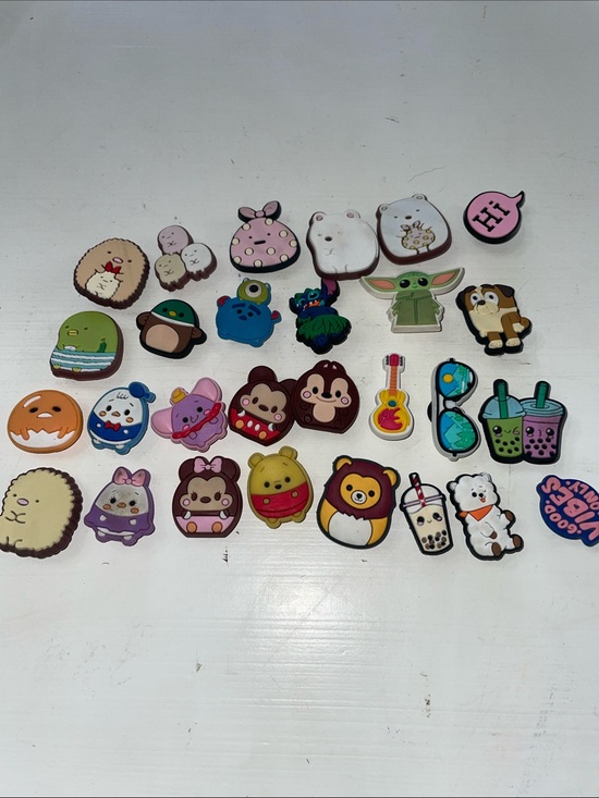 CROCS Other - Jibbitz Disney Squishmallow Sumikko croc charms lot of 28